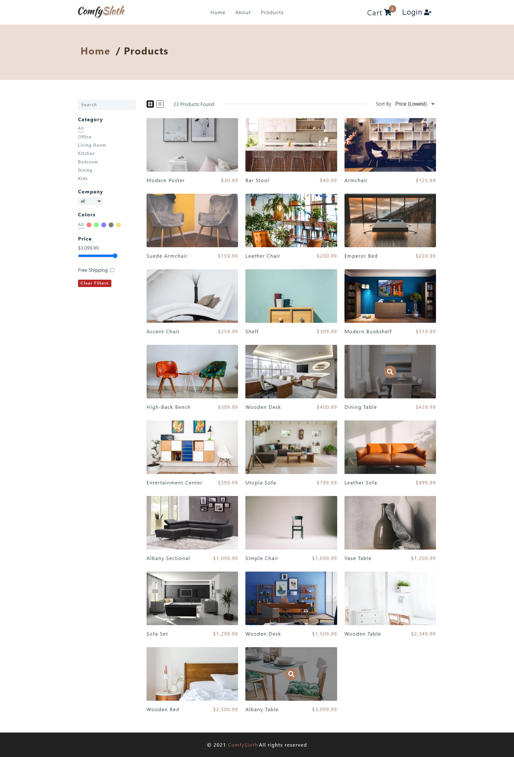e-commerce (React JS)