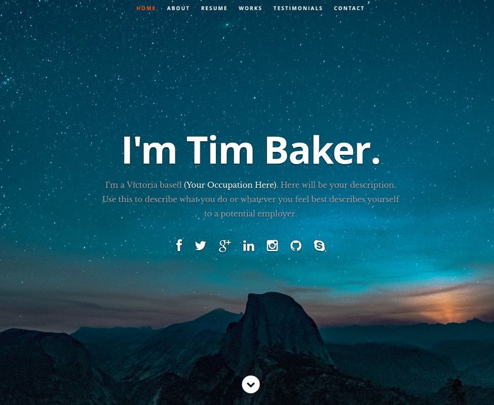 Resume Website