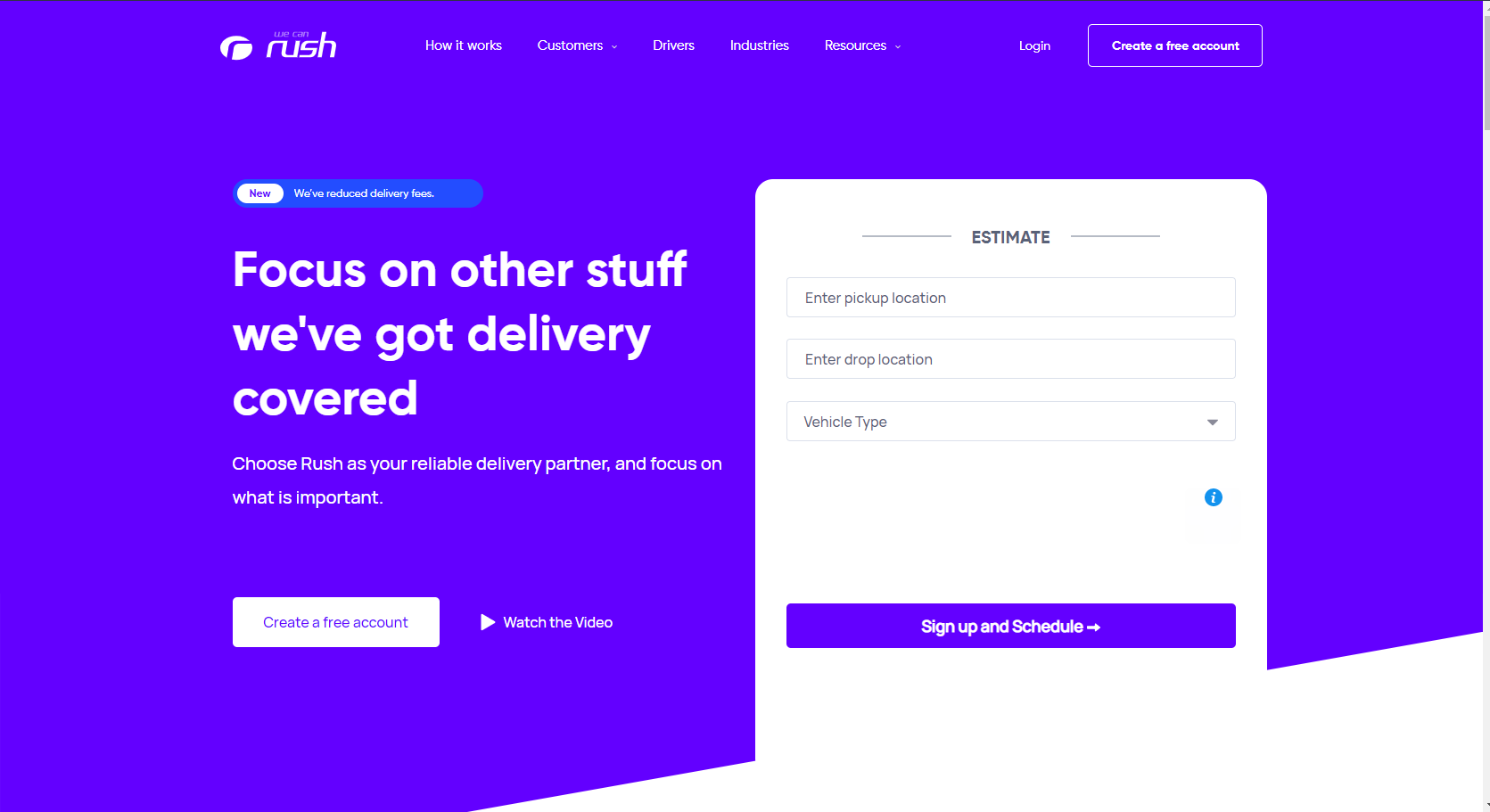 Wecanrush (React JS, Product Delivery)